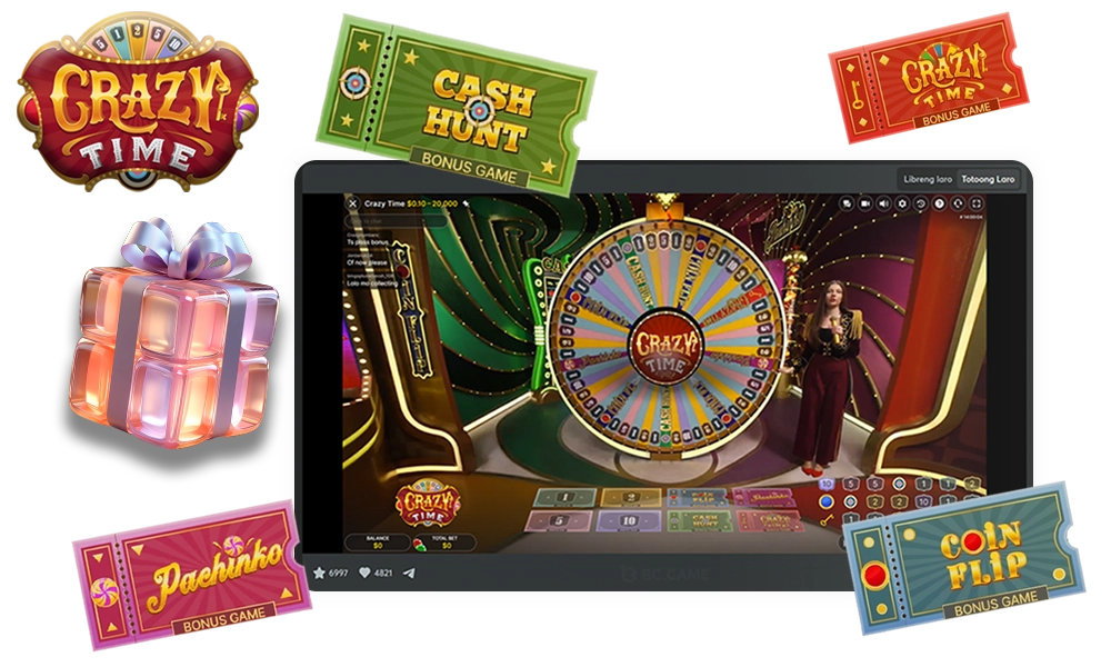 Crazy Time Bonus Rounds in Bangladesh